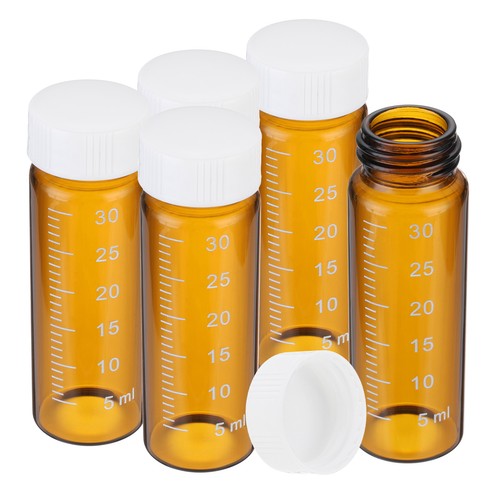 30ml flaconcini ambra con - 5, pc