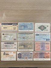 Lotto Mini Assegni anni ‘70 - Ottime Condizioni!!