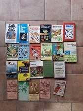 Lotto di 17 Libri Naturalistici + 5 Opuscoletti Tutto In Inglese E Illustrati