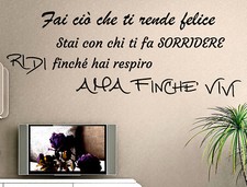 Adesivi Murali Frase ama vivi