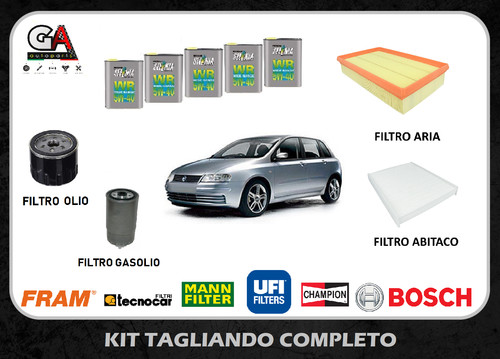 Kit tagliando fiat stilo - stilo, 1.9