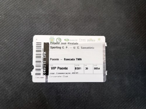 Biglietto calcio sporting - biglietto,