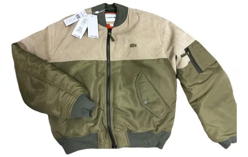 Bomber lacoste bimaterial - lacoste,