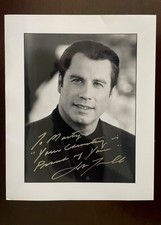Foto John Travolta autografata