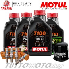 Tagliando YAMAHA YZF-R1 1000 1998 1999 2000 2001 Olio Motul 7100 Filtro Candele