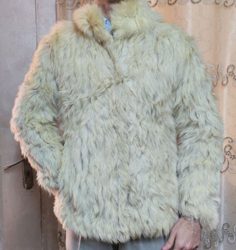 Giacca bionda pelliccia - , di