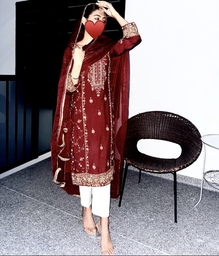 Tuta donna salwar - salwar, rossa