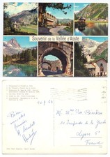 125628 - Souvenir de la Vallee d'Aoste - Cartolina, viaggiata 12.7.1963