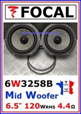 🟦⬜🟥 FOCAL MID WOOFER Pair 165 Chorus W 6W3258B 6.5" High end speakers Utopia