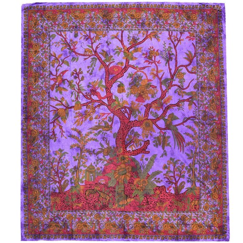 Copriletto albero della - albero, vita