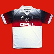 AC Milan 1995 1996 Lotto Training White Size M/L Vintage Football Shirt Baggio 