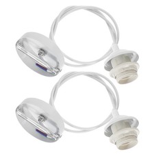  2 Pcs Porte Lampe Suspendue
