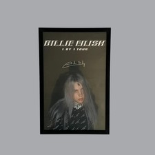 Poster ritratto firmato Billie