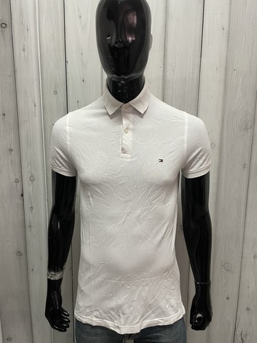Polo uomo bianca slim fit - polo,