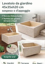 Lavatoio Giardino 45x35xH20 cm