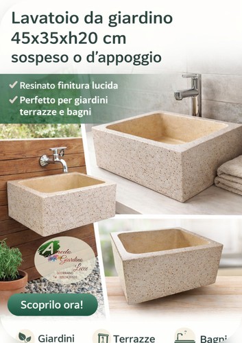 Lavatoio giardino 45x35xh20 - giardino,