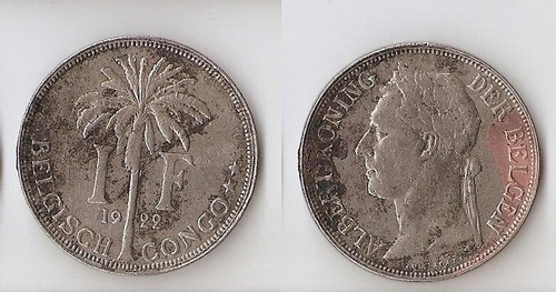Congo belga franco 1922 - congo,