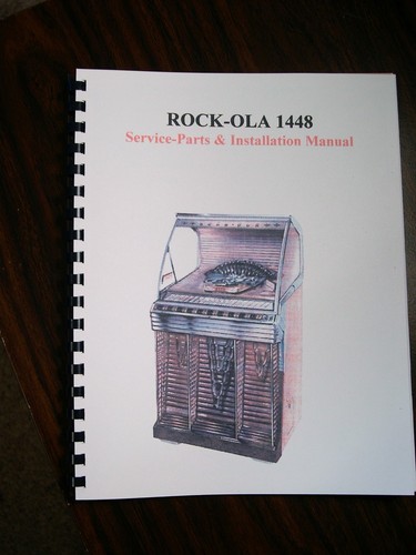 Rock ola 1448 jukebox manuale - rock-ola,