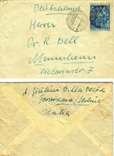 G183A-ANNO SANTO MCML, L. 55 SU BUSTA, TORVISCOSA PER LA GERMANIA, 1950