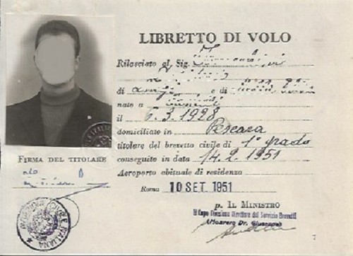 Libretto volo brevetto civile - volo,