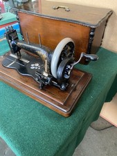 KÖNIG'S NAHMASCHINE FABRIK-MARKE"+monogramma "K" e "N"-Antica Macchina Da Cucire