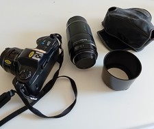 Macchina fotografica analogica reflex  Olympus OM 101 Power Focus + 2 obiettivi