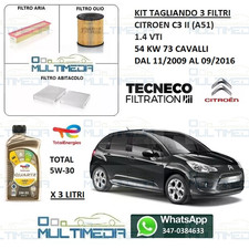KIT TAGLIANDO 3 FILTRI OLIO