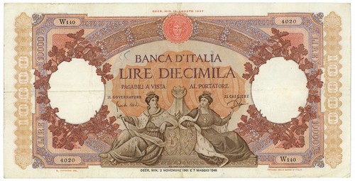 10000 lire capranesi - 10000,