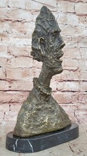 Statuina scultura busto bronzo