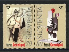 1998 - SLOVENIA -  AUGUST CERNIGOJ 2v. - NUOVO - LOTTO/33960