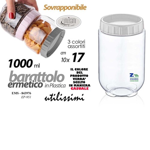 Barattolo contenitore plastica - contenitore,