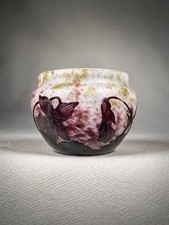 Vase delatte décor floral - delatte,