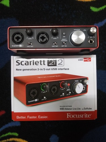 Focusrite scarlett 2i2 - scarlett,