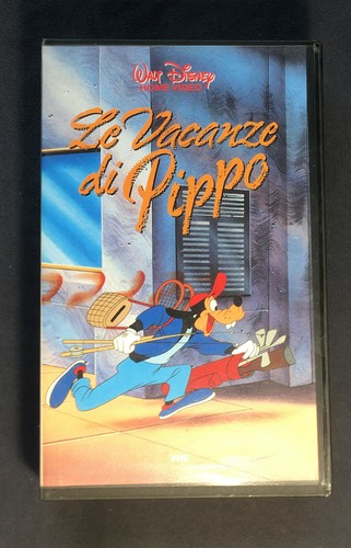 Vhs vacanze pippo - vacanze, walt