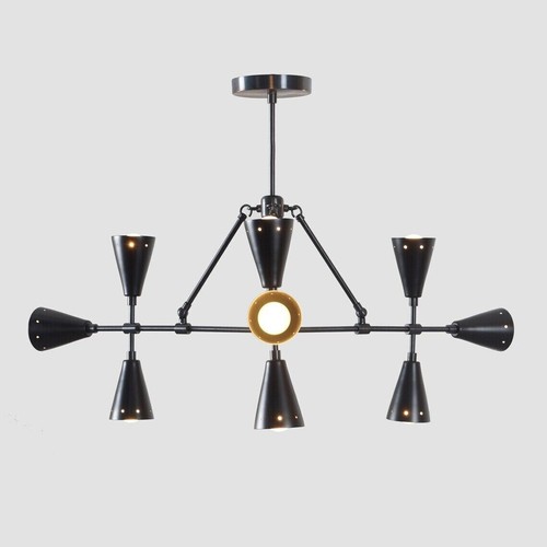 Luci moderno ottone mid - 9,