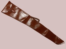 Fodero fucile in vera pelle marrone - CACCIA