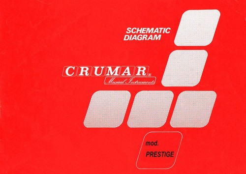 Crumar prestige service - prestige, manual