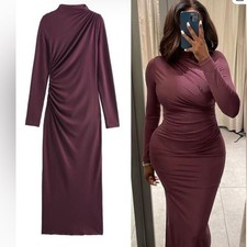 Abito midi ZARA manica lunga