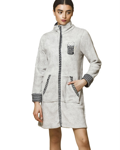 Vestaglia donna pile calda con - calda,