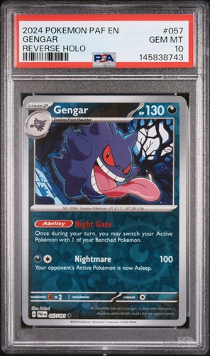 Psa gem mint - mint, 057/091
