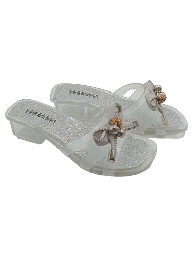 Ciabatte donna argento glitter - donna,