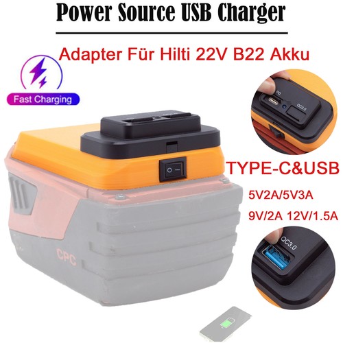 Adattatore batteria per - batteria, hilti