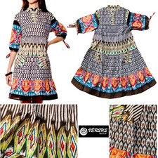 Vestito Mini Caftano Cotone