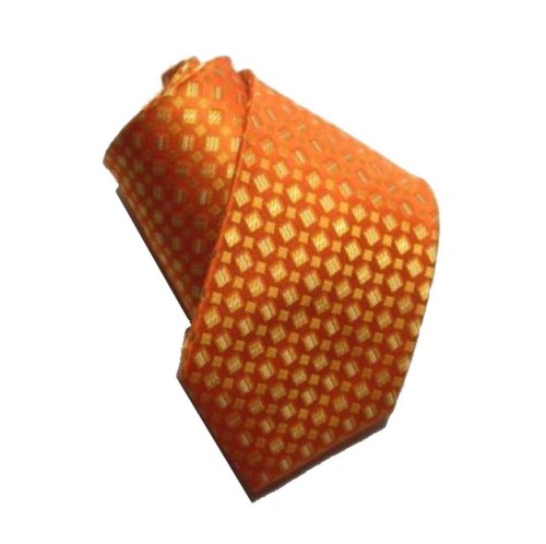 Cravatta arancio pura - , seta
