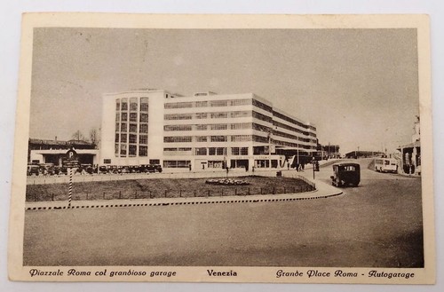 Cartolina venezia piazzale - cartolina,