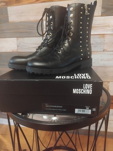 Moschino boots stivali neri - moschino,
