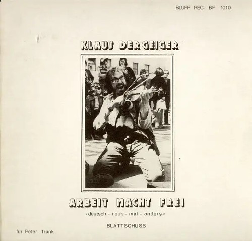 Klaus der geiger - geiger, arbeit