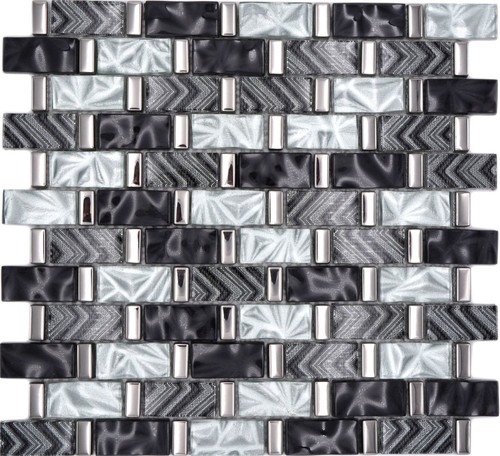 Mosaico piastrelle grigio - mosaico,