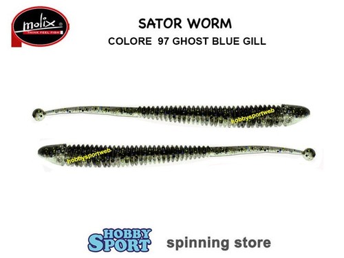 Molix sator worm 97 ghost - sator,
