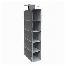 ORGANIZER ARMADIO PORTATUTTO APPENDIBILE SCARPE BORSE 5 RIPIANI 15X30X70CM 69704